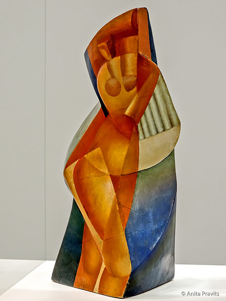 Archipenko-sculpture Alexander-Archipenko-female modernist sculpture - The Bather