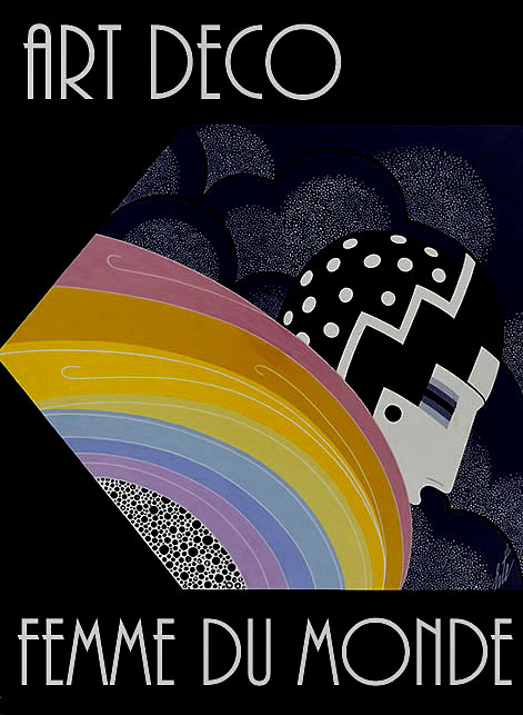 Art-Deco-Femme-Du-Monde== illustration by Erte art deco graphics