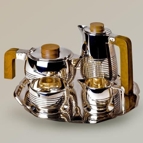 Art-deco-coffee-set Art-Deco-Silver-Plate-Tea-Set-and-Tray---ELISKA-