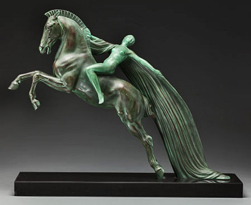 C-Charles-art-deco-nude-on-horse ART-DECO-STYLE-BRONZED-METAL-FEMALE-NUDE-ON-HORSE-BY-C.-CHARLES.-Mid-20th-Century