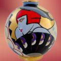 Art Deco Vase by Emaux de Longwy-Stephane Gisclade