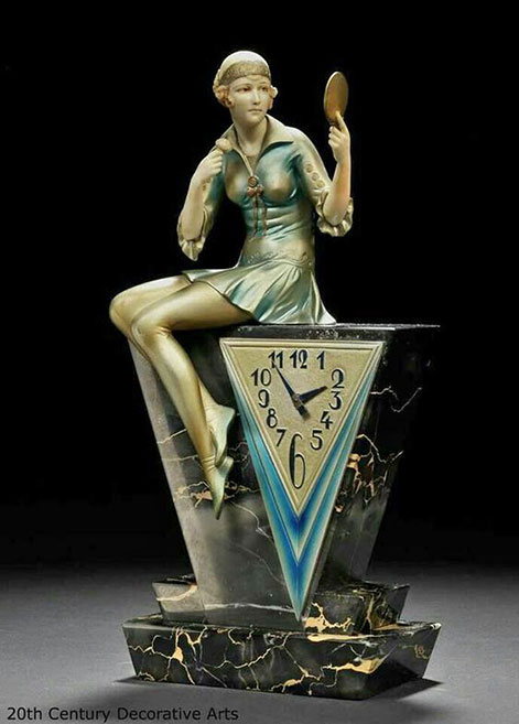 Art-Derco-mantle-clock