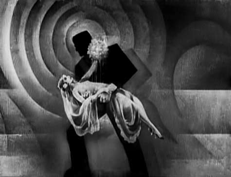 art-from-the-trailer-for-The-Bride-of-Frankenstein-(1935)==- Frankenstein-holding maiden