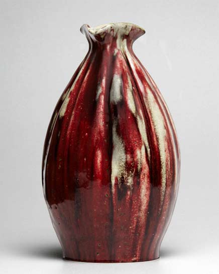 Pierre-Adrien-Dalpayratvase Red Art-Nouveau-Sang-de-Boeuf-Gourd-Vase-by-Pierre-Adrien-Dalpayrat Jason-Jacques-Gallery-NY