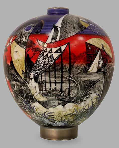 Barocco-Richard Tarone and Jacques Massard Barocco vase - Richard Tarone and Jacques Massard