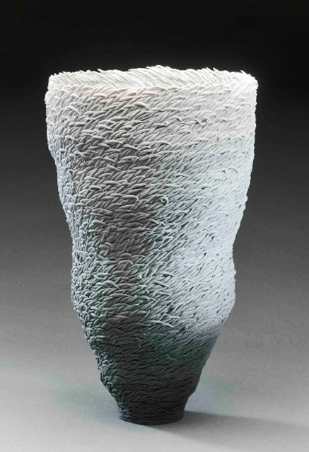 kim-anh-nguyen-ceramic-art-437x639 'Spinifex' Kim-Anh Nguyen, Australian-Studio-Ceramic-Art---Skepsi-Gallery Ceramic vessel textured like spinifex plant