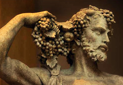 dionysos-sculpture-394x274 Bacchus Roman God of Wine Dionysus