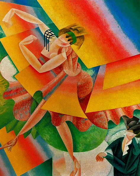 Futurist-painting-Gino-Severini Bailarina-1915-Gino-Severini