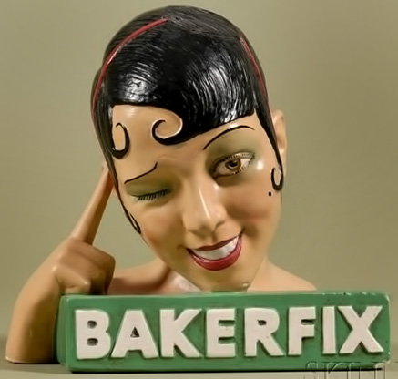 josephine-baker-bust-437x416 Bakerfix Hair Care Display-Josephine Baker Bust