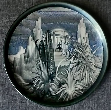 Barocco-(Jacques-Massard-and-Richard-Tarone)---(French) Barocco decorative plate- Jacques-Massard-and Richard-Tarone)---(French)