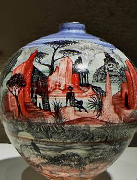 barocco-vase-Jacques Massard and Richard Tarone barocco globular-vase-Jacques Massard and Richard Tarone