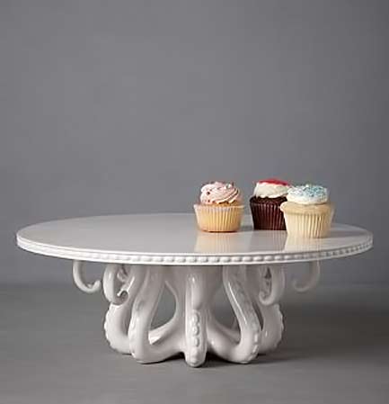 white-tentacled-cake-stand BHLDN-Tentacled-Server-cake-stand