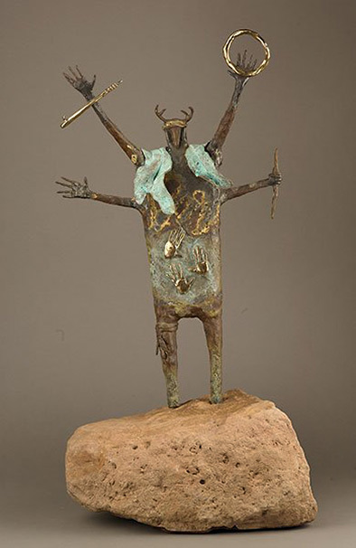 santa-fe-bill-worrell-394x606 Bill Worrell- shaman sculpture
