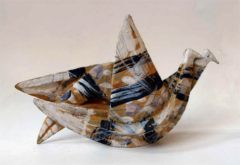 ceramic-birds-theodoros-papagiannis-475x327 Ceramic modernist birds sculpture by Theodoros Papagiannis
