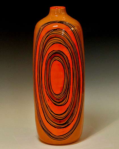 Bitossi-for-Raymor-Bull's-Eye-VaseTHOMAS-K Bitossi for Raymor Bull's Eye Vase vintage