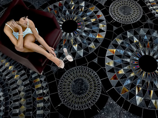 Cosmati-mosaic-floor-tiles-sicis Black-cosmati-collection SICIS