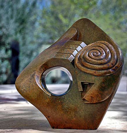 Boniface-Mushave-'The-Thinker'-Serpentine,-2001 Boniface Mushave-'The Thinker'-Serpentine,-2001