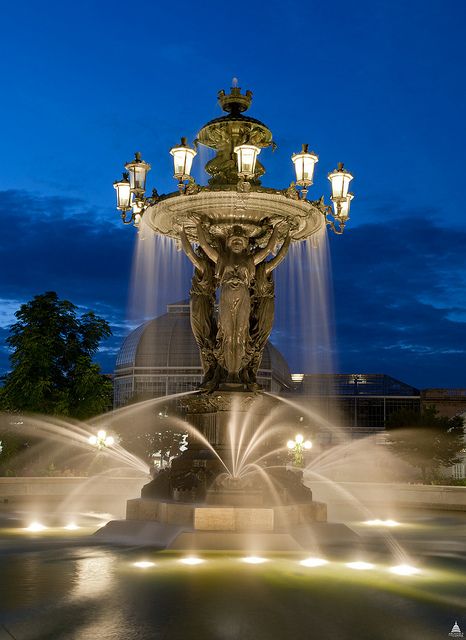 Botanic-Garden's-Bartholdi-Park-fountain Bartholdi Park fountain Washington DC