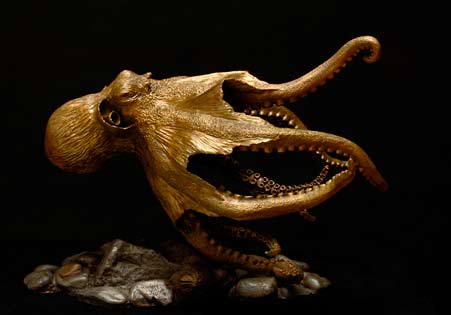 Octopus-Sculpture-by-Paul-Harder 415x315 - Bronze-Octopus-Sculpture by Paul-Harder-is-a-west-coast-bronze-sculptor