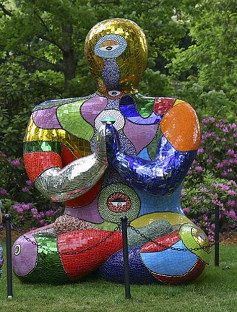Buddah-Mosaic-Sculpture by niki de phalle saint