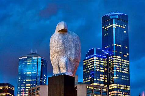 Bunjil-sculpture-Glenn-Guy-Blue-Sky-Photography Bunjil-and-Melbourne-city Glenn Guy, Blue Sky Photography