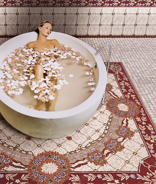 SICIS---I-Romantici-Collection Mosaic_SICIS---I-Romantici-Collection---Lancet-mosaic-rug