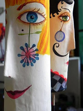juliana-bollini-mixed-media-273x364 Handpainted figurines-Juliana Bollini from Brazil
