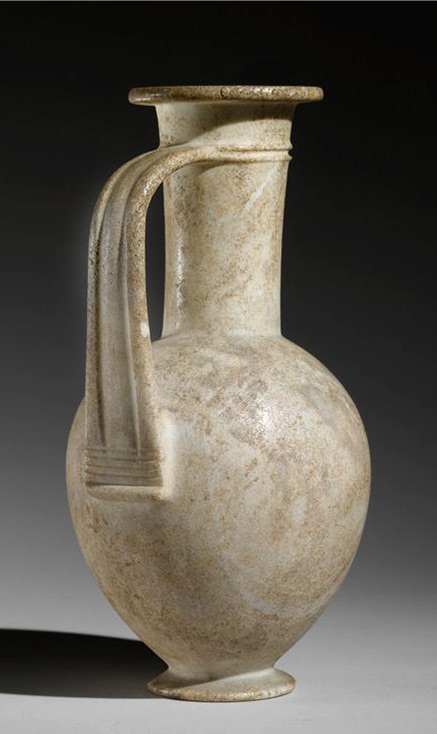calcite-jug-egypt-437x734 Calcite Jug 18th Dynasty,-reign of Tuthmosis III - Amenhotep-III,-1479-1353