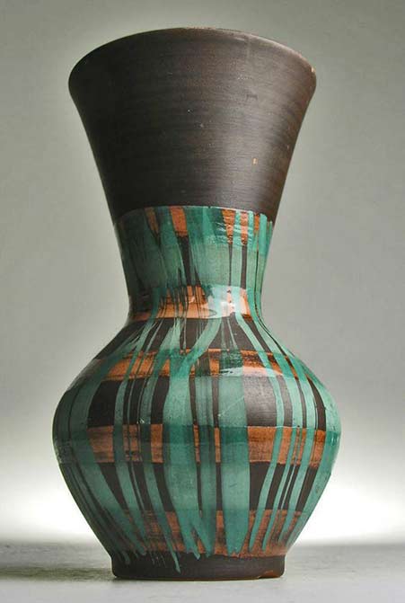 Carstens-West-German-Pottery-Ceramic-Modernistic-Mid-20-th-Century-Vintage-Retro Carstens-West-German-Pottery vase