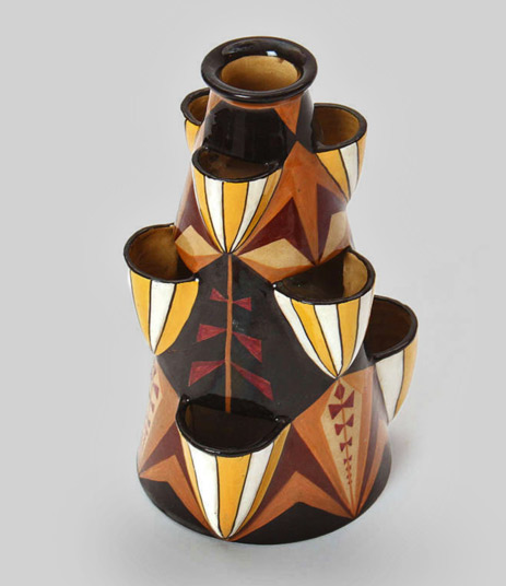 manilo-trucco-futurist-vase-463x536 CASA DELL'ARTE VASE MANLIO TRUCCO ALBISOLA FUTURISTA ART DECO Futurist-Vase-Wyeth-NY