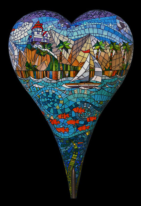 mosaic-catalina-by-carol-towler-473x689 Catalina-by-Carol-Towler - heart mosaic with sailing yacht on ocean