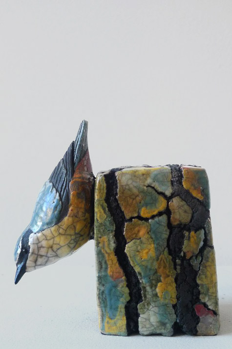 catherine-chaillou-bird-sculpture-475x713 Raku bird Catherine-Chaillou-»-GALERIE
