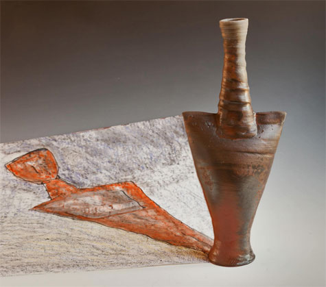 Catherine-White-cycladic-ceramic-vessel Catherine-White---2010-Winter-Solstice-Cycladic-Shadow