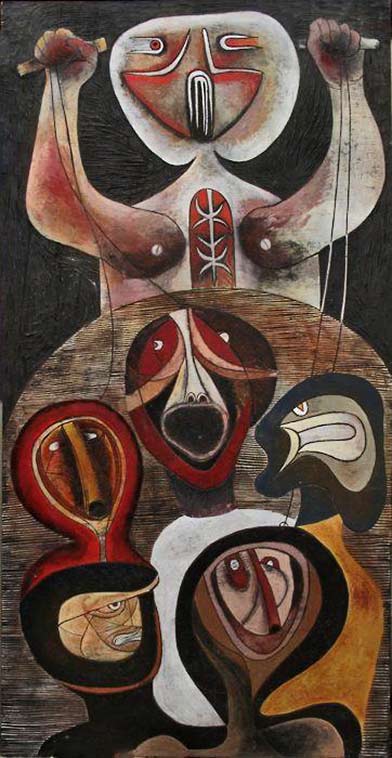 cecil-skotnes-African-abstract-art cecil-skotnes-contemporary-abstract-painting