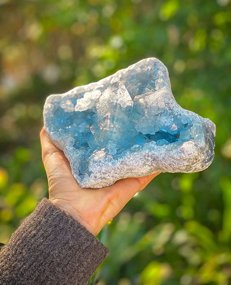 Celestite-crystal Celestite-crystal