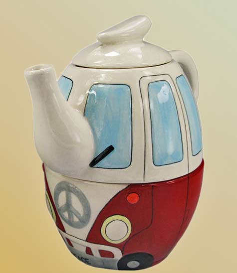 Volkswagen-ceramic-teapot Ceramic-VW-combi-van-teapot-