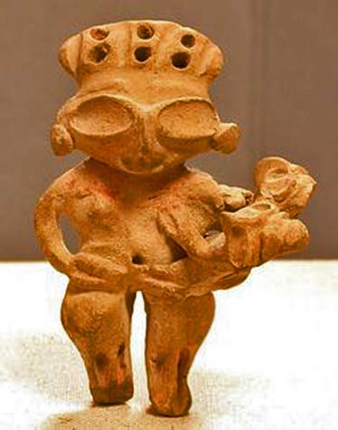 Ceramic-Mother-and-Child-Figure-12th–9th-century-BCE-Geography-Mexico, MExican Mother Child figure 12 century