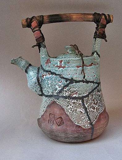 ceramic-teapot-by-alexandr-miroshnychenko alexander-miroshnychenko ceramic teapot in turquoise and brown
