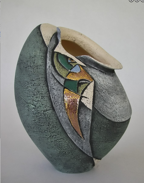 klm-ceramics-belly-dancer-vessel Ceramics-For-Sale---Belly-Dancer-Vessel---ArtsyHome-KLM-ceramics