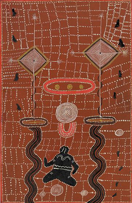 Children's-Water-Dreaming-aboriginal-art Children's-Water-Dreaming-aboriginal-art painting