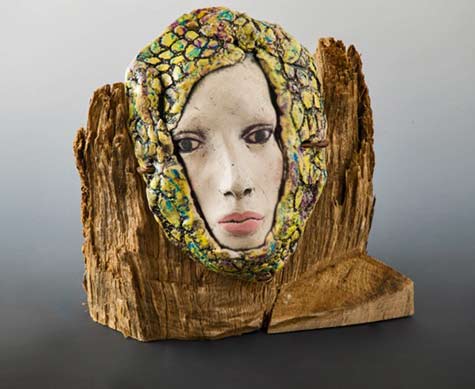 Chip-off-the-old-block--Artist.-Janet-Smith--Mixed-media Janet-Smith--Mixed-media sculpyutr