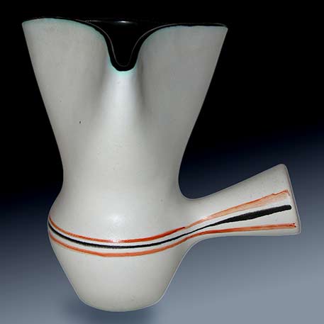 folded-rim-ceramic-pot chocolate-ceramic-pot-by-roger-capron