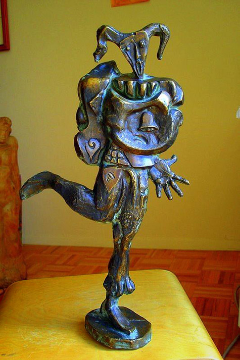 emin-guliyev-sculpture-475x713 Circus Sculpture Originals---Harlequin by Emin Guliyev