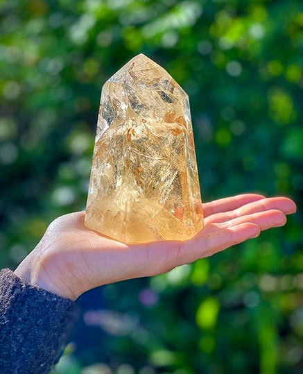 Citrine-crystal Large Citrine-crystal