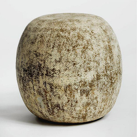 Claude-Conover-,-A-Rare-Peeptah-Stool-stoneware Claude Conover , A Rare Peeptah Stool stoneware