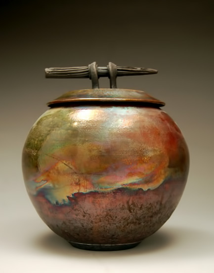 Ryan-Peters-raku-jar-433x553 clayguyryRyanPeters raku lidded jar