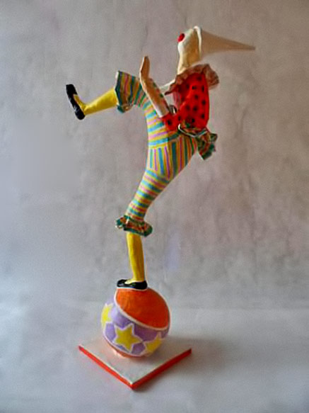 Clown-balancing-act-Papel pra toda Obra Clown balancing act --- Papel pra toda Obra