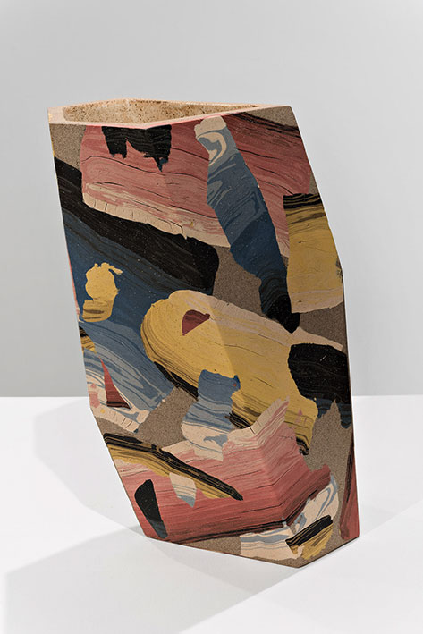 Cody-Hoyt Cody Hoyt asymmetrical vessel