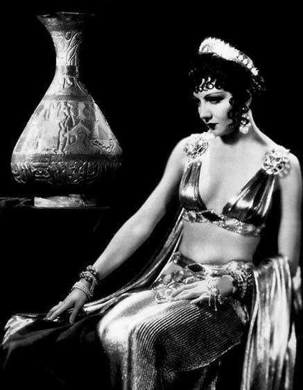 Colbert.-—-with-Nora-S.-Reeves Claudette Colbert wearing satin in 'The Sign of the Cross'