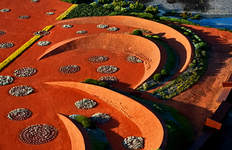 Cranbourne-Australia-Garden Contemporary-Australia-Garden aerial view